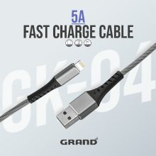 کابل تبدیل USB به لایتنینگ(Iphone) گرنداسکای مدل GK-04 طول 1 متر