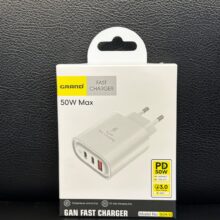 شارژر دیواری سه پورته گرند مدل GCH-12 68W GaN