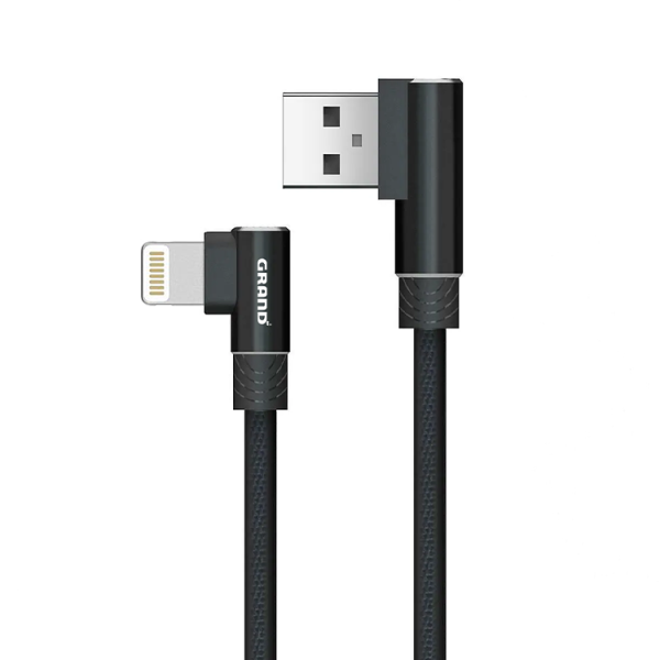 کابل USB به آیفون 90 درجه گرند مدل GK-15